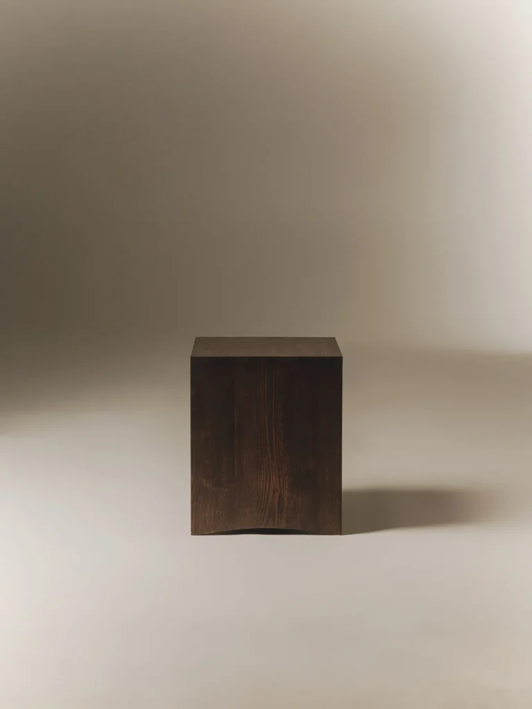 Axel Side Table in Inked Chestnut Wood — 3