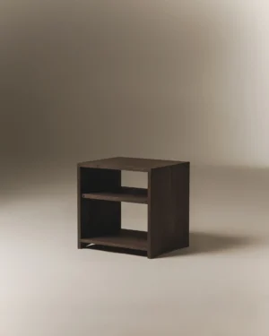 Axel Side Table in Inked Chestnut Wood