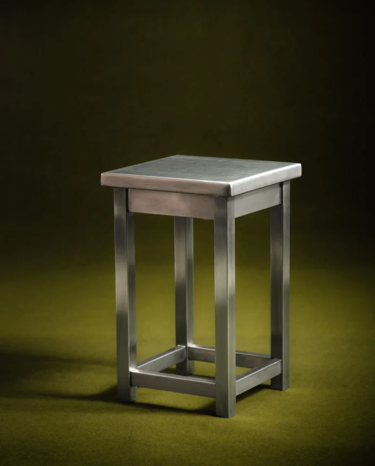 Bapho Stool in Brushed Stainless Steel — 2