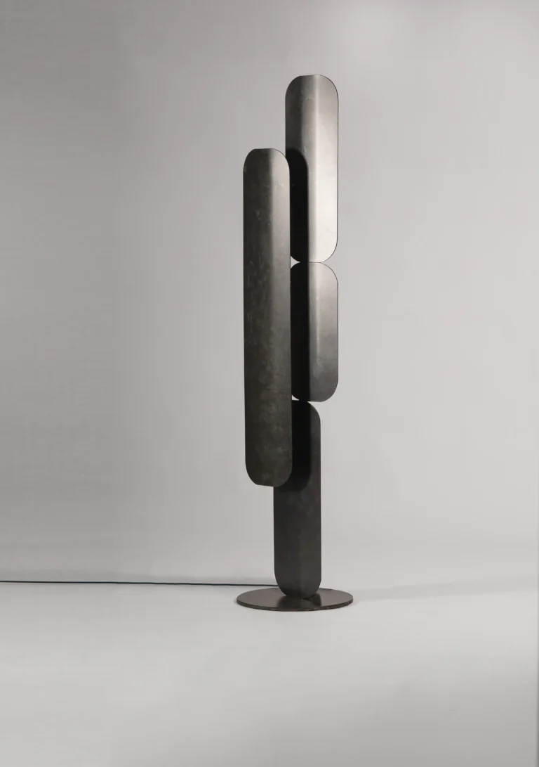 Nucleation Floor Lamp in Steel — 3