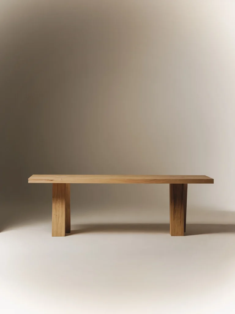Hug Dining Table in Solid Chestnut — 2