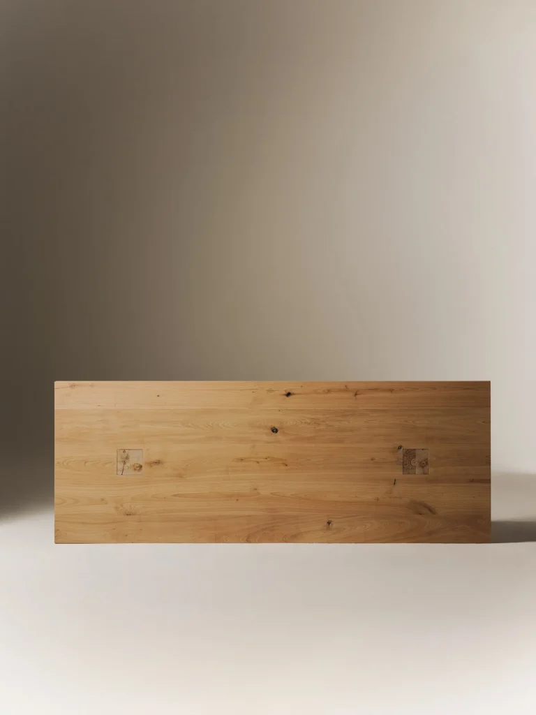 Hug Dining Table in Solid Chestnut — 4