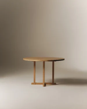 Nicola Round Dining Table in Solid Oak