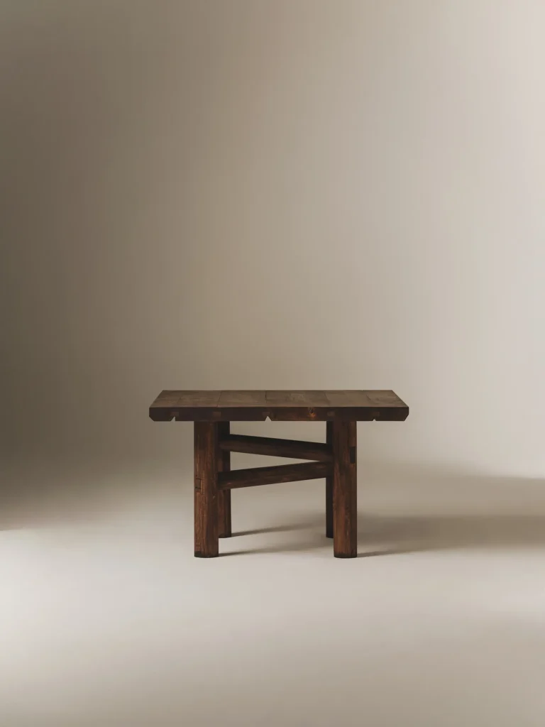 Oaxaca Dining Table in Chestnut and Oak — 2