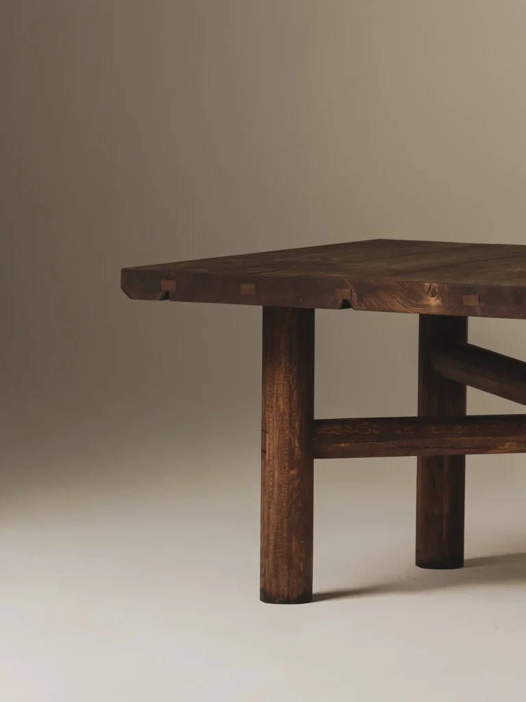 Oaxaca Dining Table in Chestnut and Oak — 3