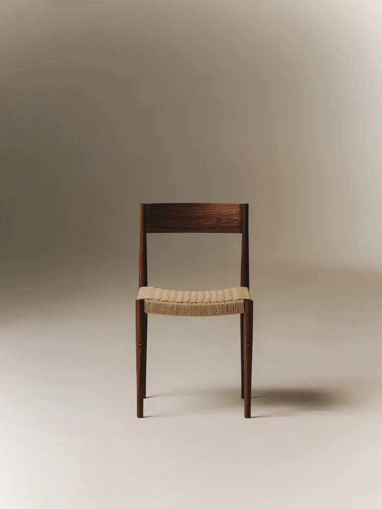 Walnut With Papercord Fina Chair — 2