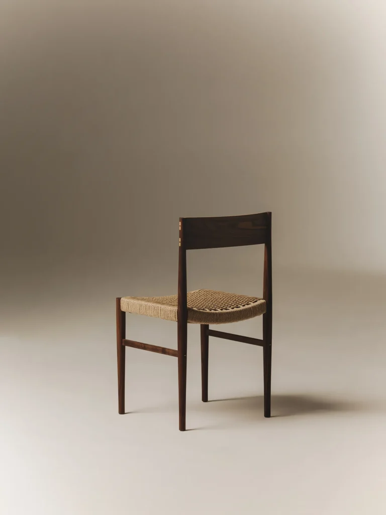 Walnut With Papercord Fina Chair — 4