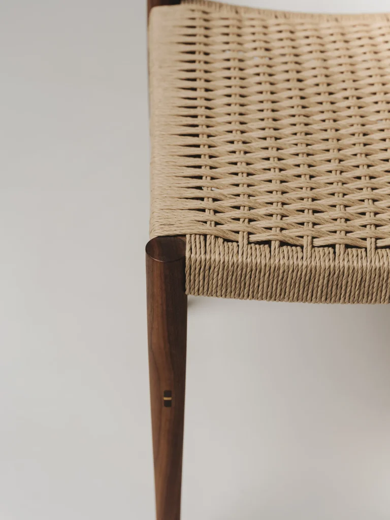 Walnut With Papercord Fina Chair — 5