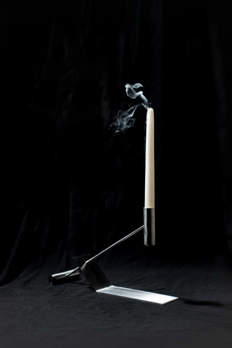 Pivot Candle Holder Stainless Steel — 4