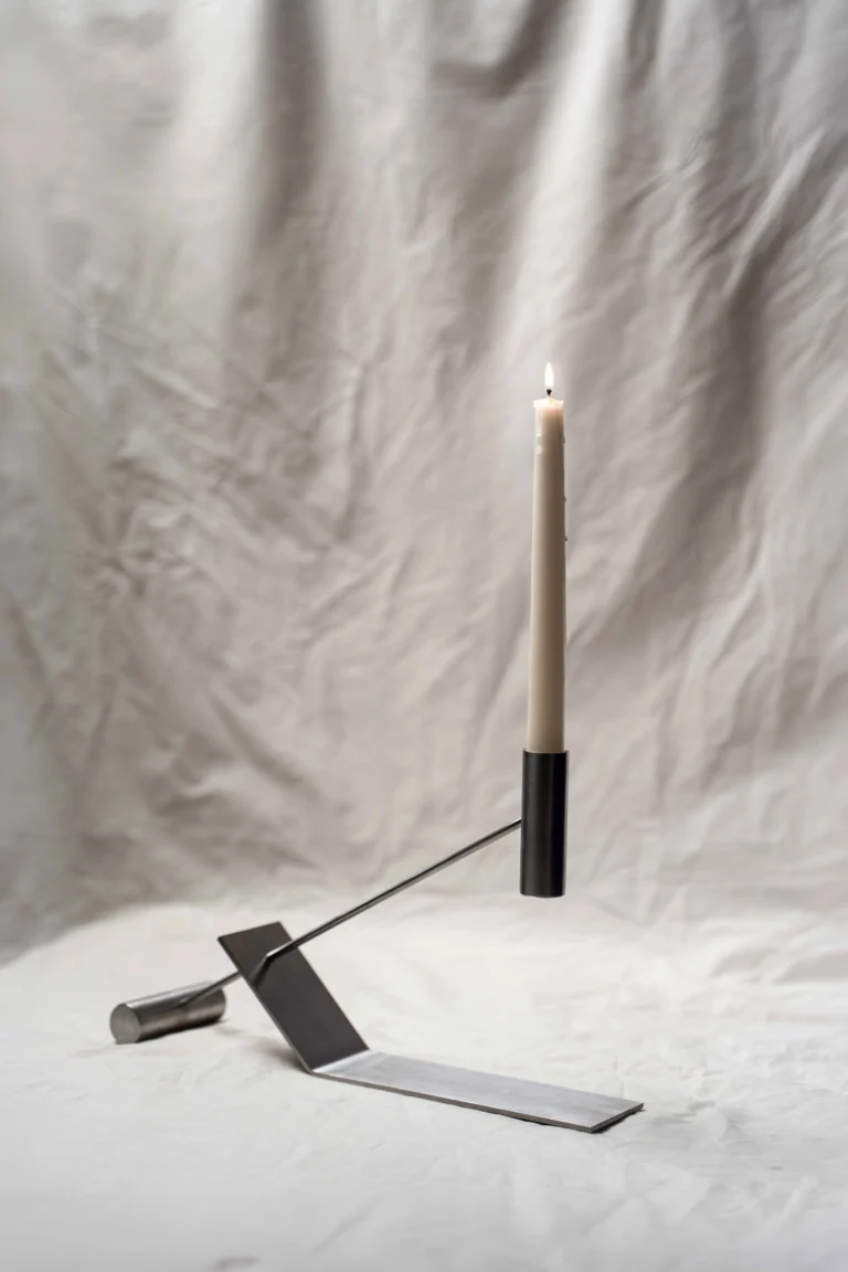 Pivot Candle Holder Stainless Steel — 7
