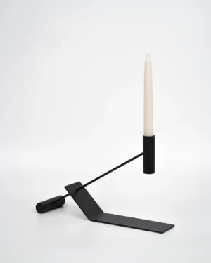 Pivot Candle Holder Black