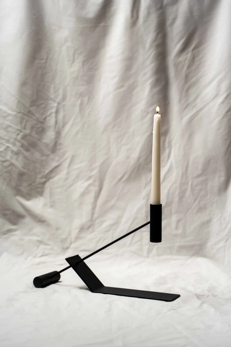 Pivot Candle Holder Black — 4