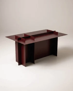 Low Grid Side Table in Powder-Coated Steel