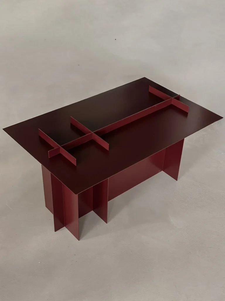 Low Grid Side Table in Powder-Coated Steel — 5