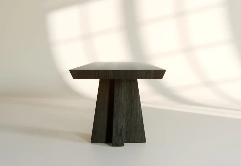 Bench In Oak And Stained Ash — 3