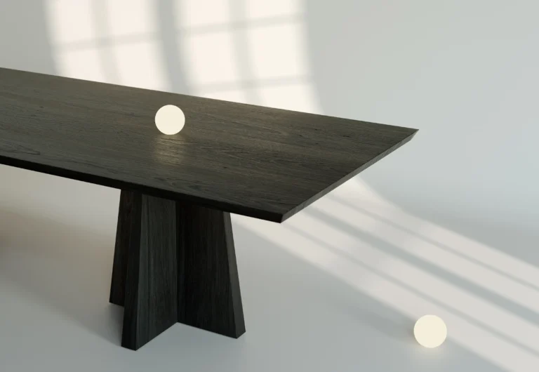 Bündner SQR Dining Table in Ash Wood — 2