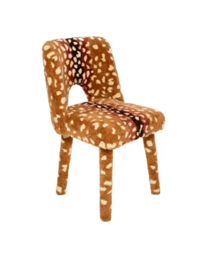 Beige And Brown Dining Chairs