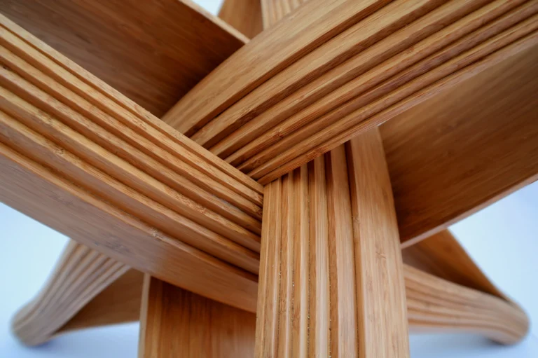 Lock-D Dining Table in Caramel Bamboo — 4