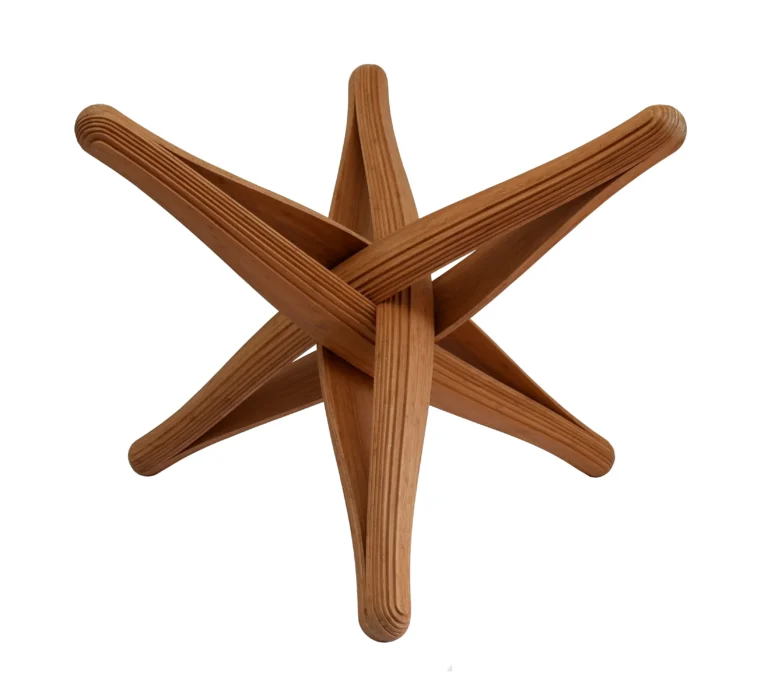Lock-D Dining Table in Caramel Bamboo — 5