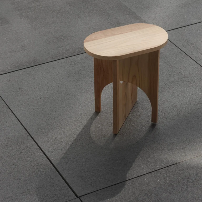 Milano Side Table in Nagara Cedar — 5