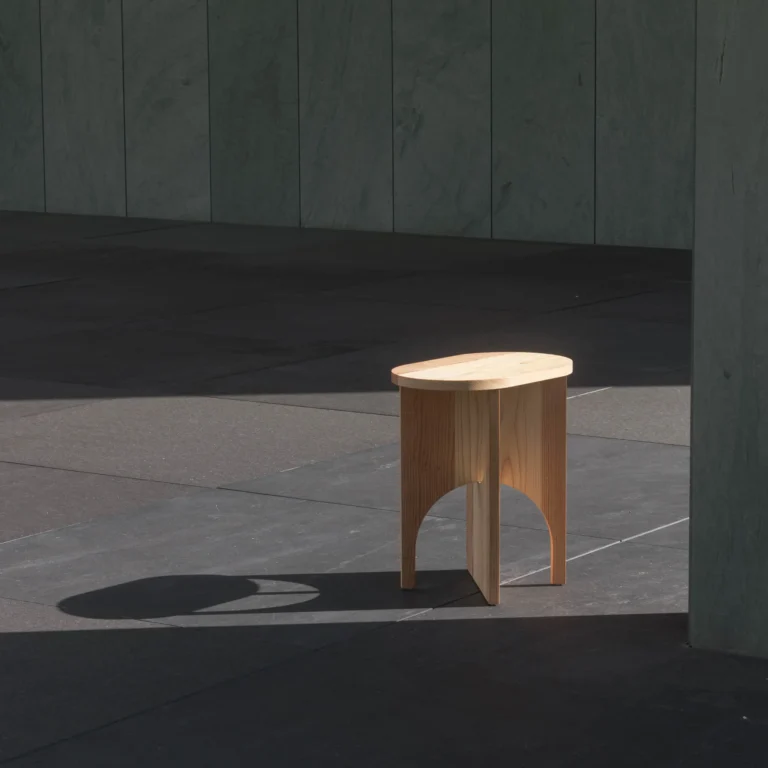 Milano Side Table in Nagara Cedar — 8