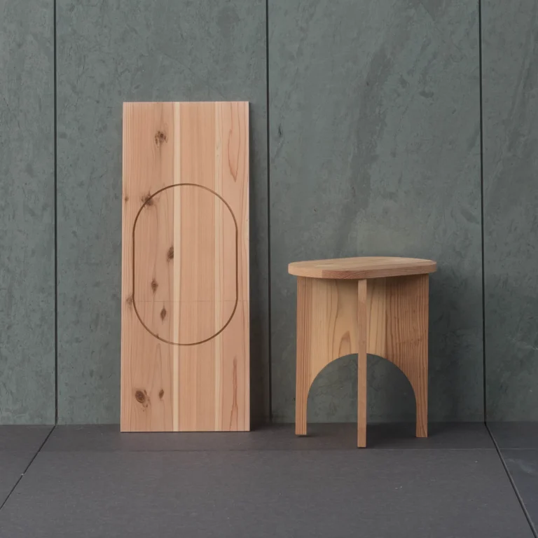 Milano Side Table in Nagara Cedar — 7