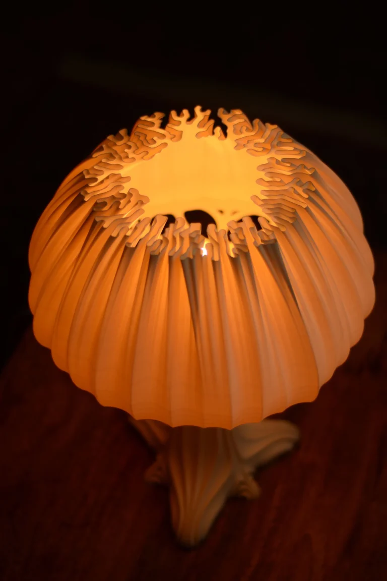 M 2 Table Lamp In Bio Polymer And Sand — 2
