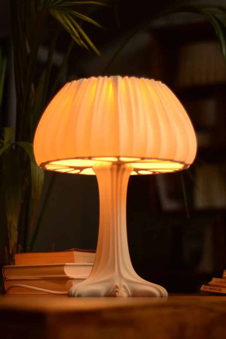 M 2 Table Lamp In Bio Polymer And Sand — 3