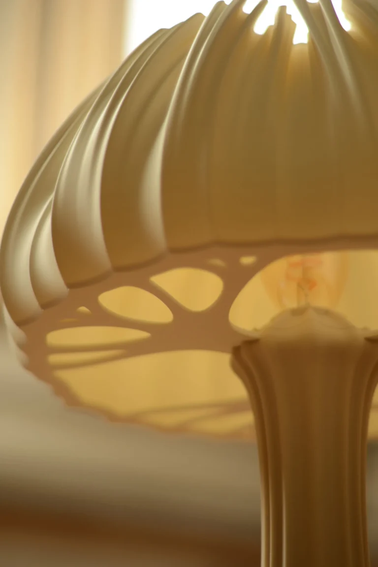 M 2 Table Lamp In Bio Polymer And Sand — 7