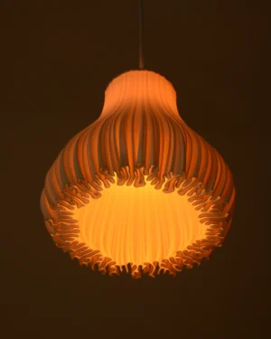 H 2 Pendant Lamp In Bio Polymer