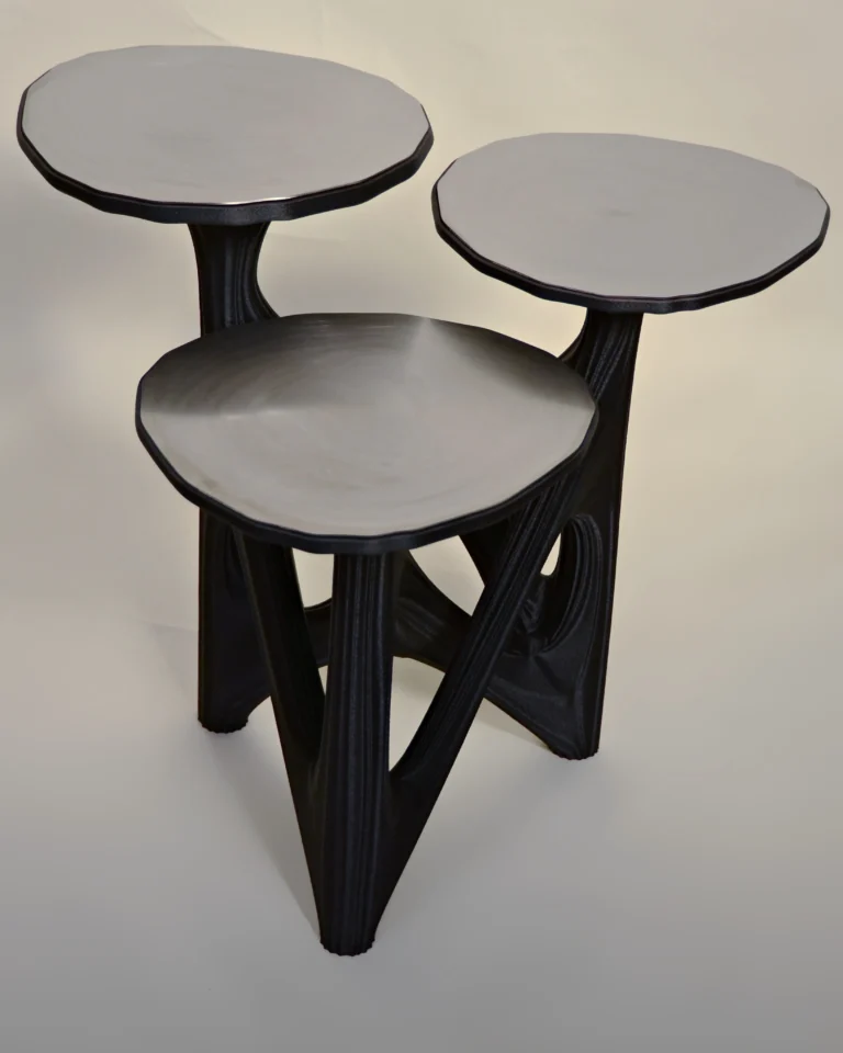Dendria Side Table In Biopolymer And Stainless Steel — 2