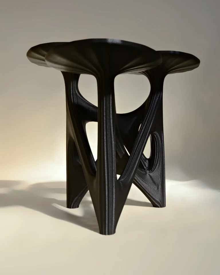 Dendria Side Table In Biopolymer And Stainless Steel — 4