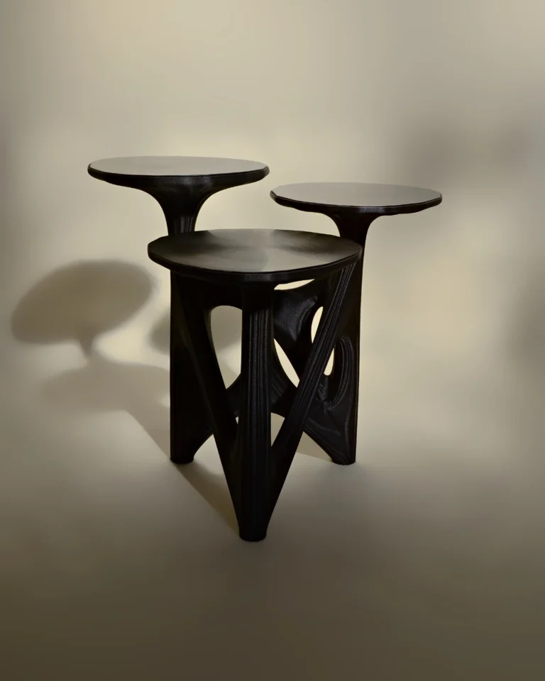 Dendria Side Table In Biopolymer And Stainless Steel — 5