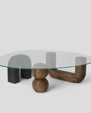 Rosedal Lava Stone Coffe Table