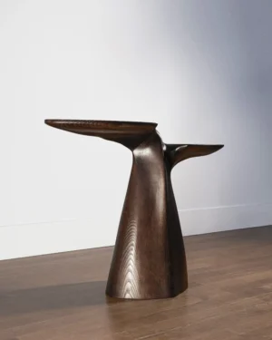 Baleine Side Table in Solid Ash